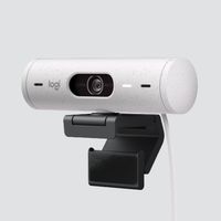 webcam logitech brio 500 blanco crudo full hd usb tipo c