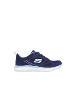 zapatillas skechers summits-suited mujer azul marino