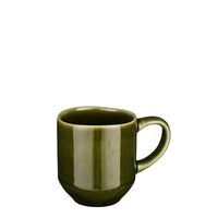 taza de ceramica verde 316ml