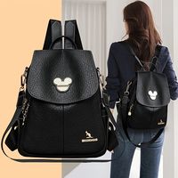 mochila con pliegues texturizados bolso de dia de cuero sintetico de moda bolso de hombro de doble uso mochila casual de viaje escolar