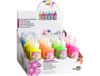 liderpapel pu11 - pegamento con purpurina colores surtidos pastel bote de 20 g