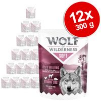 wolf of wilderness soft 12 x 300 g - pack ahorro - high valley pollo con vacuno
