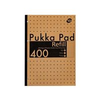 pukka a4 400 page refill pad 4 packs of 5