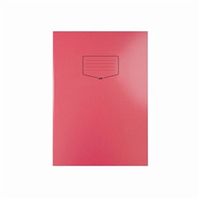 silvine tough shell exercise book a4 red pack of 25 ex153