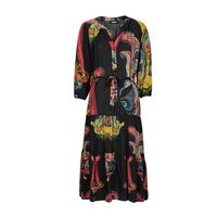 desigual vestido largo odyssey para mujer