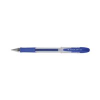 q-connect quick dry gel pen medium blue pack of 12 ref kf00679