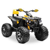 playkin racer quad electrico 12v amarillo