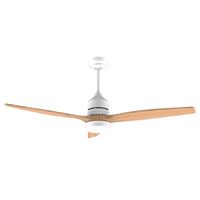 cecotec energysilence aero 5275 whitewood ventilador de techo con luz led y mando 40w