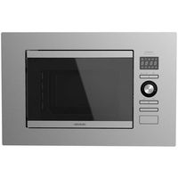 cecotec grandheat 2090 built-in steel microondas integrable 20l 800w acero inoxidable