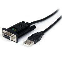 startech icusb232ftn cable adaptador usb a serie db9 rs232 18m negro