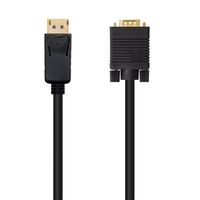 cable displayport a vga nanocable 2m negro macho-macho