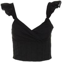 only tops y camisetas onlmaria strapsleeve crop topwvn para mujer