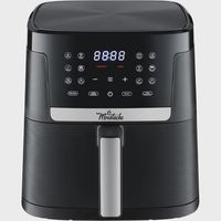 la moustache freidora de aire 1800w de 7l gratis e-book de recetas negro