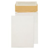 q-connect padded gusset envelopes b4 peel and seal white 100 pack