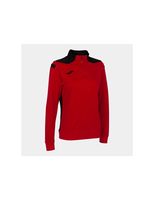 sudadera de futbol joma championship vi mujer rojo negro