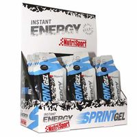 nutrisport caja geles energeticos sprint 24 unidades sabor neutro one size black