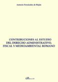 contribuciones al estudio del derecho romano