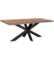 mesa de comedor para 810 personas l200 spider y madera reciclada