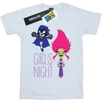 dc comics camiseta manga larga teen titans go girls night para nina