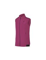 chaleco de running joluvi trail shell mujer orquidea oscuro