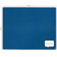 nobo premium plus blue felt notice board 1500x1200mm