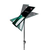 sign holder with bevel magnetic cover floor standing heavyweight a4