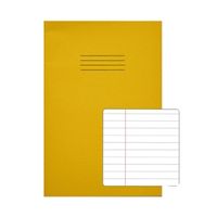 rhino exercise book 8mm ruled 80 pages a4 yellow pack of 50 vc48472