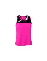 camiseta de tenis tirantes joma montreal mujer rosa fluor negro