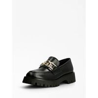 guess mocasines fl7ilr lea14-black para mujer