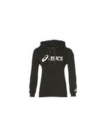 sudadera asics big negro mujer