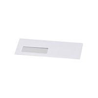 postmaster gummed wallet window white envelopes dl pack 500 b29153