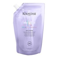 bain lumiere refill pouch - 500 ml - kerastase - champu hidratante e iluminador para cabellos rubiosproducida con un 82 menos de plastico que dos