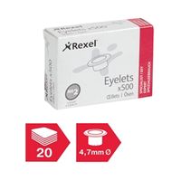 rexel eyelets 47mm x 42mm 500 pack 20320050