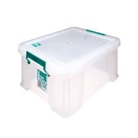 storestack 24 litre storage box w480xd380xh190mm clear