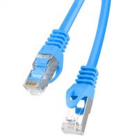 lanberg cable de red rj45 cat6 ftp 25cm azul