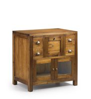 mueble de bano de madera marron anch 75 cm