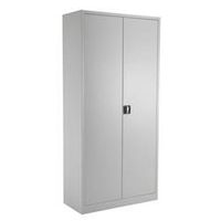 legato steel double door cupboard 1950mm - grey ref tcsddc1950gr