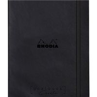 clairefontaine rhodiarama creation dot goalbook a5 black 194440c