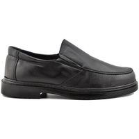 cbp - conbuenpie mocasines mocasines clasicos negros de piel by cbp para hombre