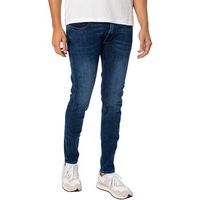 replay pantalon pitillo anbass slim jeans para hombre