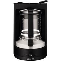 krups km468910 cafetera de goteo 12 tazas 850w negra