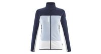 forro polar millet fusion grid azul blanco para mujer