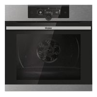 horno multifuncion - haier hwo60sm2f3xh 60 cm hidrolitico wi-fi inox