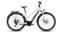 cube touring hybrid one 500 trapecio bicicleta electrica hibrida shimano cues 9s 500 wh 700 mm algodon blanco gris 2025