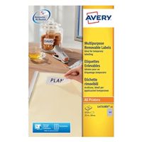 avery laser mini labels 254x10mm 189 per sheet white 4725 pack