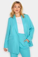 yours blazer azul turquesa mujer curvy y tallas grandes yours