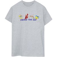 disney camiseta manga larga the little mermaid under the sea para mujer