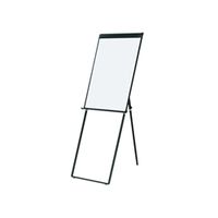 q-connect deluxe magnetic flipchart easel height adjustable kf01775