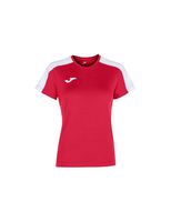 camiseta joma academy mujer rojo-blanco