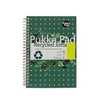 pukka pad recycled ruled wirebound notebook 110 pages a5 3 pack